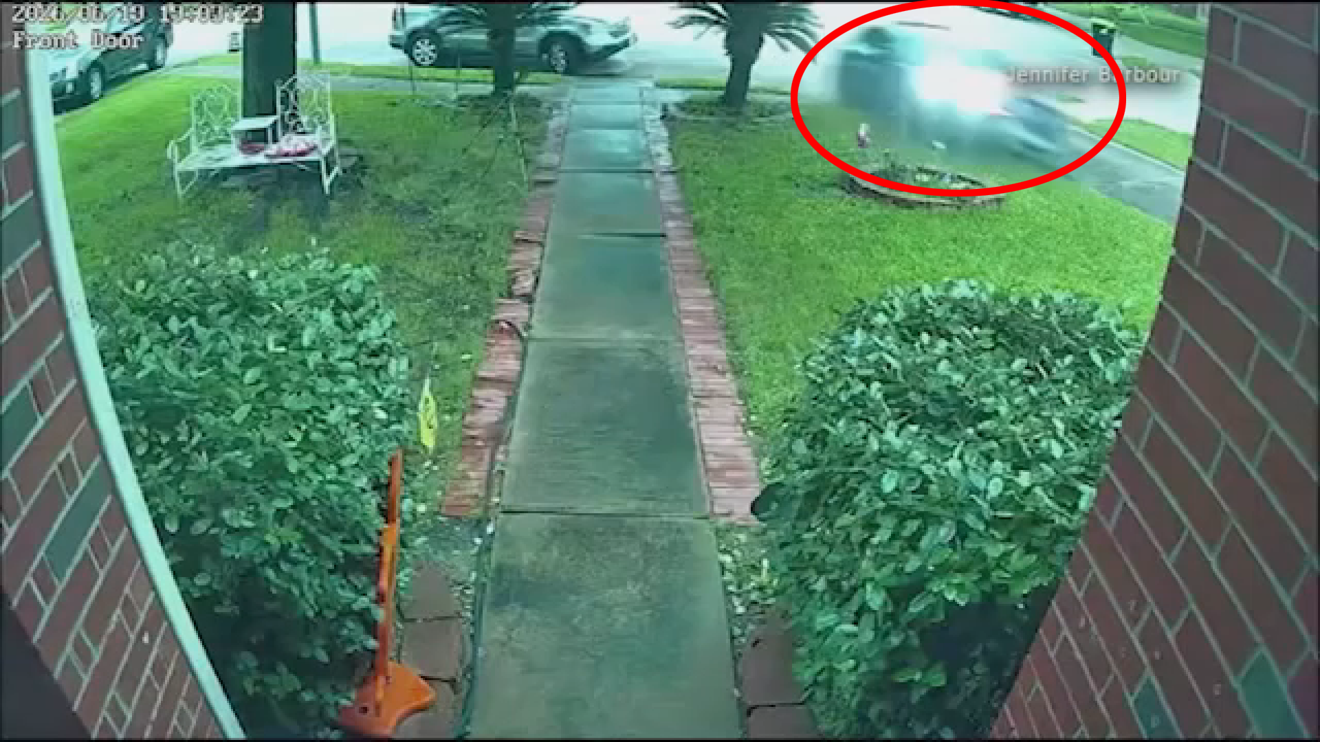 Video appears to show Tesla speeding, jumping curb before slamming into Katy-area home