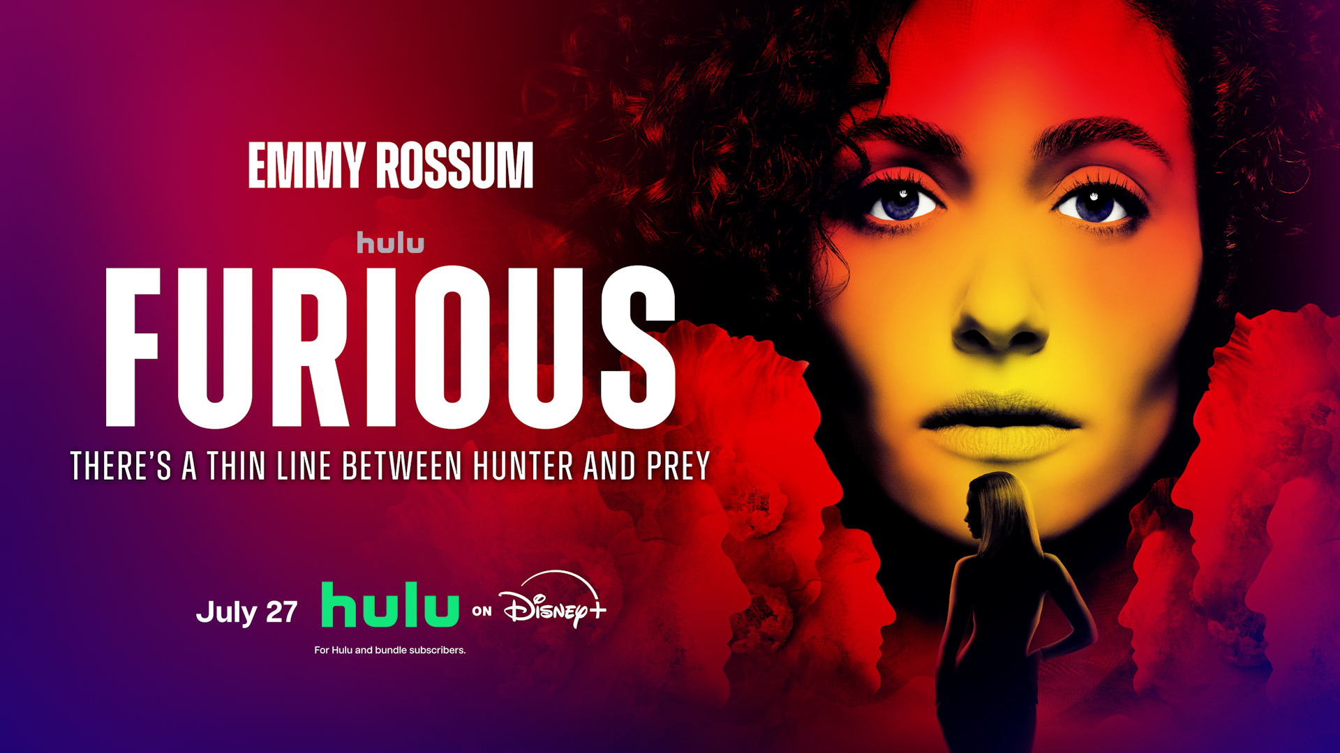 Emmy Rossum is on the hunt for a female serial killer in Hulu's 'Furious'