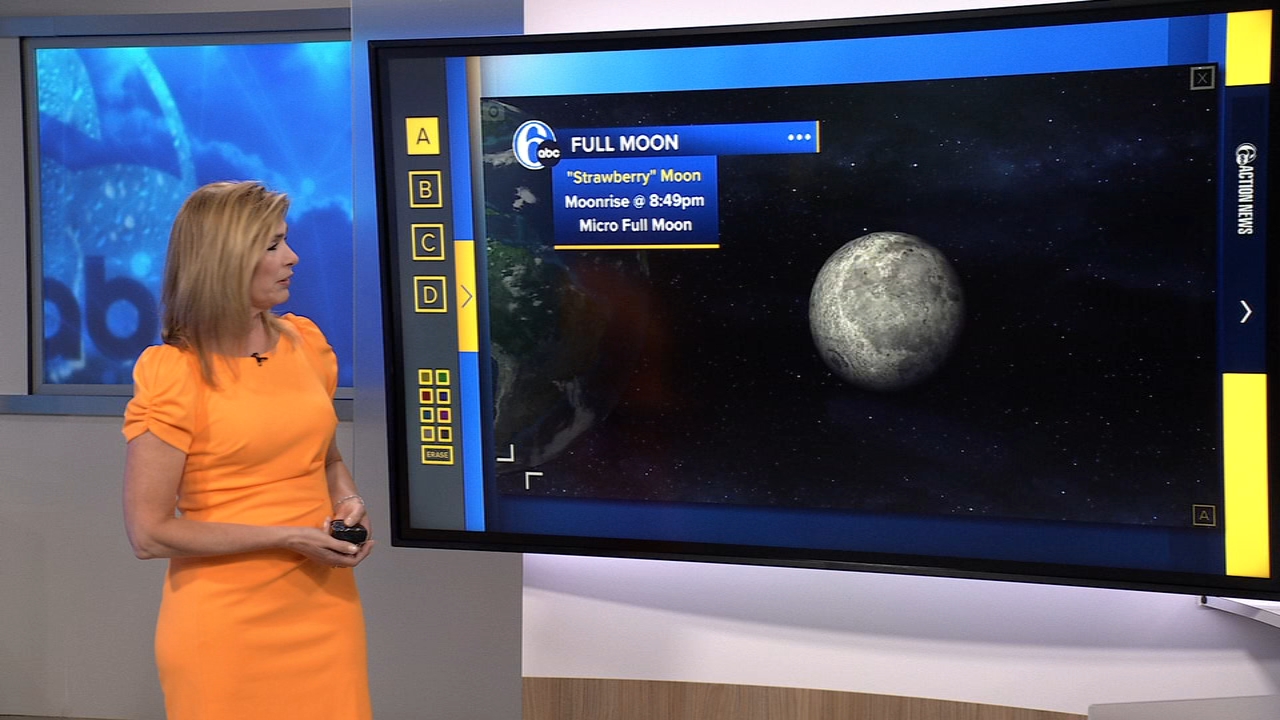 The full strawberry moon will rise in the night sky this week
