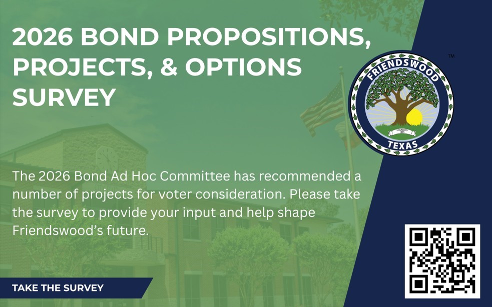 Friendswood residents have until June 30 to weigh in on proposed bond projects
