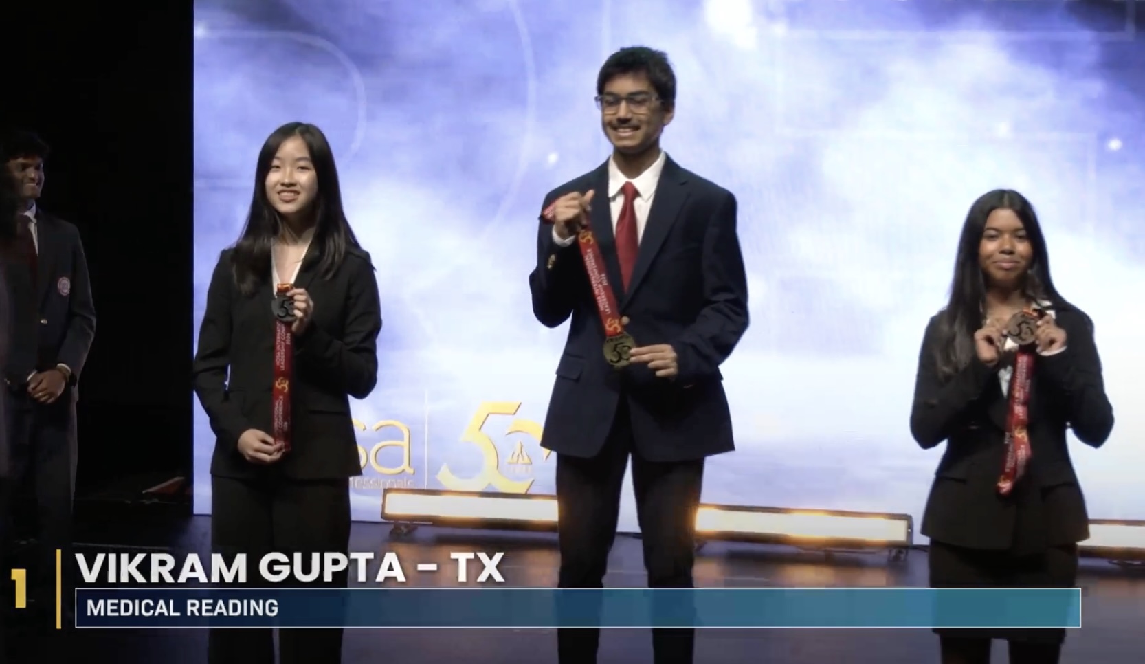 Student wins 1st place at International HOSA Conference